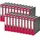 Leitz Wolkenmarmor-Ordner DIN A4 52 mm Rot 20 St.