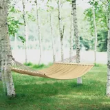 casa.pro XXL Hängematte 'Castellammare' beige 150 x 200 cm Hängesitz Hängeschaukel Hängematte