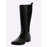 sheego Schlupfstiefel Damen Schwarz 43