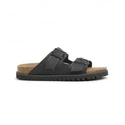 Pepe Jeans für Damen. PLS90600 Anatomische Sandalen Basic Kork schwarz (39), Wohnung, Keine, Lässig