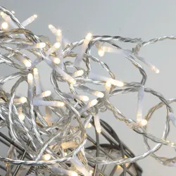 Lichterkette - Serie MICROLED 3mm - 3m - transparentes Kabel -  30 warmweiße LED...