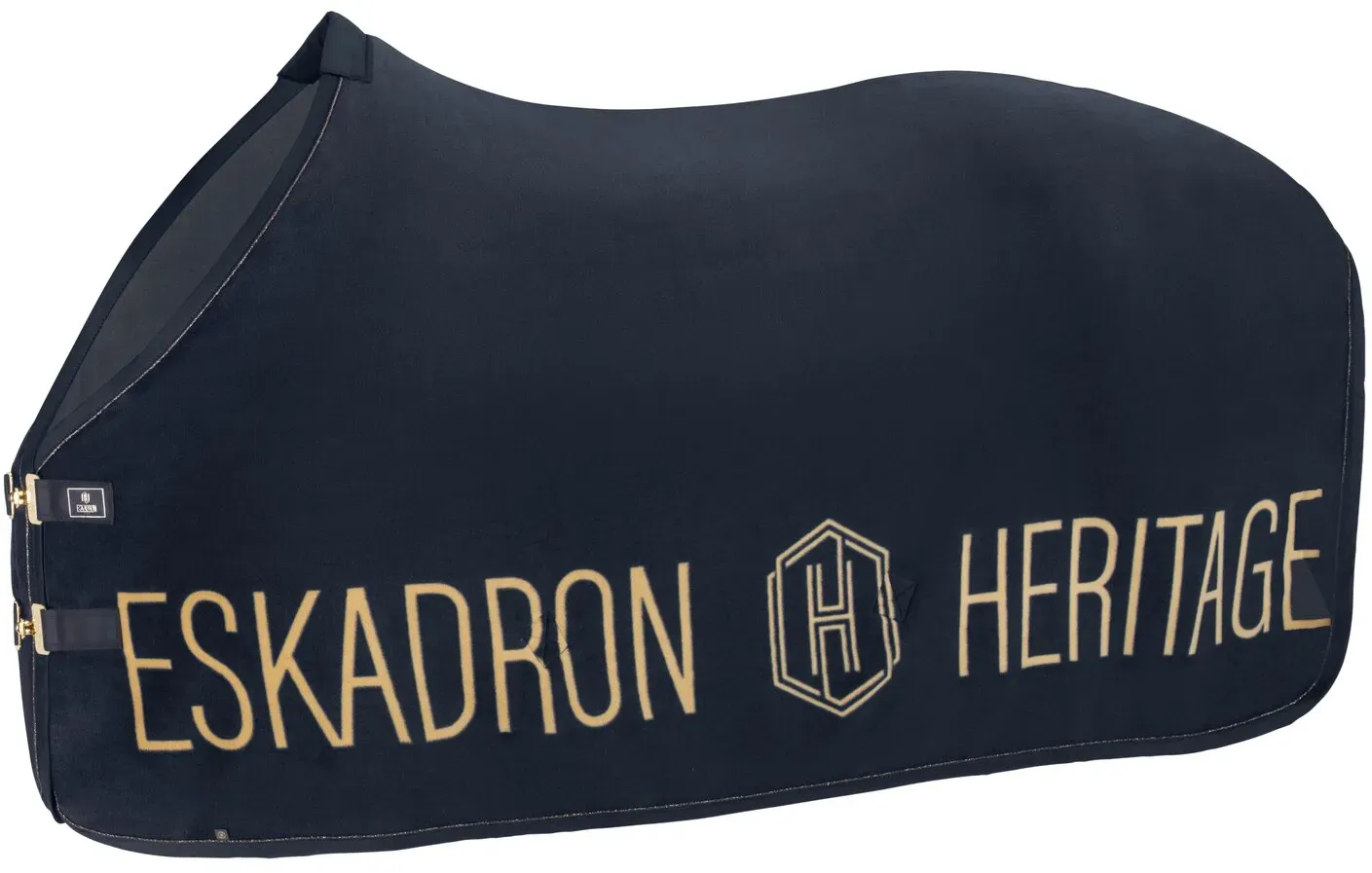 ESKADRON Heritage Abschwitzdecke Fleece navy 145 cm