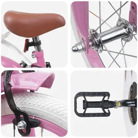 vidaXL Kinderfahrrad 16 Zoll Farbe Hellrosa
