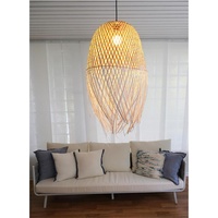 BOURGH Bambus Lampe LADISPOLI 64 cm lang 42 cm