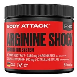 Body Attack L-Arginin Arginine Shock Kapseln 80 Stück