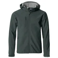 New Wave Basic Hoodie Softshell - grau L