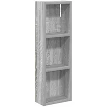 vidaXL Badezimmer-Wandschrank Graues Sonoma 20 x 10 x 60,5 cm