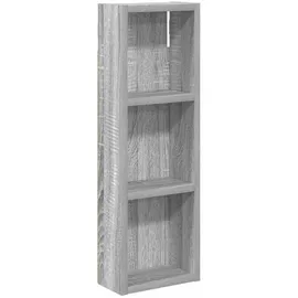 vidaXL Badezimmer-Wandschrank Graues Sonoma 20 x 10 x 60,5 cm
