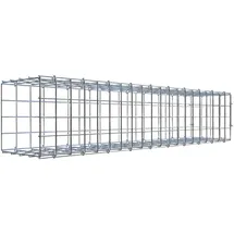 Gabiona C-Ring-Gabione-Anbaukorb Typ 2 20 x 100 x 20 cm Maschenw 5 x 5 cm