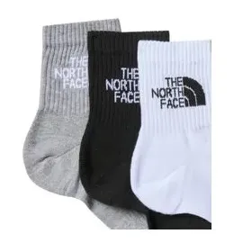 The North Face Multi Sport Cush Quarter Sock 3P black assorted (3OW) L