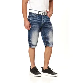 Cipo & Baxx CIPO & BAXX, Herren, Gr. 29, N-Gr, blau, Denim/Jeans, Obermaterial: 100% Baumwolle, regular fit knielang, Jeans, Baumwolle, regular fit
