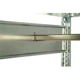 Regalwerk BERT-Kleiderstange für 1285 mm breites Regalfeld Stahlrohr 30x15x1 mm verchromt