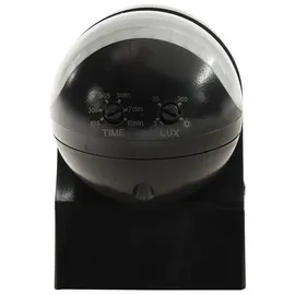 ChiliTec Bewegungsmelder "CBM-Slim" 180° LED geeignet, IP44, 1-800W, schwarz