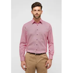 Langarmhemd ETERNA "MODERN FIT", Herren, Gr. 38, Normalgrößen, rot, 100% cotton, tailliert, Langarm Manschette, Hemden