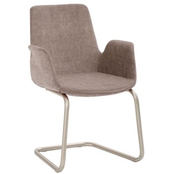 mayer Sitzmöbel Besucherstuhl »myHELIOS« Freischwinger-Gestell violett, 47 cm