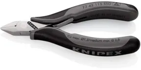 KNIPEX 77 42 115 ESD Elektronik-Seitenschneider ESD mit durchgestecktem Gelenk mit Mehrkomponenten-Hüllen 115 mm