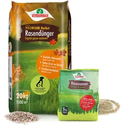 1 Set VERDURMAX® Herbst-Rasenpflege Duo 1000 m2