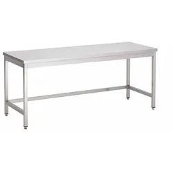 Gastro-Inox Arbeitstisch aus Edelstahl  1800x800x880mm.