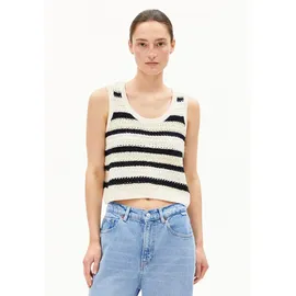 ARMEDANGELS Pullunder CLAAIRE Stripes Regular Fit Raw White-Night Sky - 0001 | Gr.: XS