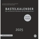 Heye Premium-Bastelkalender schwarz groß 2025