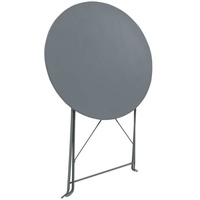 vidaXL Bistro-Set 3-tlg. grau klappbar