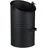 Relaxdays Kohlenschütte 12L Eisen 12L Schwarz