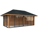 Palmako Pavillon Bianca 5,88 x 3,00 m Braun