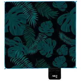 NILS CAMP Picknickdecke LEAF 200 x 200 cm bunt