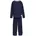 Damen Basic Pyjama-Set blau Uni Gr 40