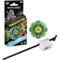 Hasbro Beyblade X X-Over Project Draciel Shield 7-60D Pack Set mit Takara Tomy Kreisel (Abwehr-Typ) und Starter, Kampfkreisel Spiel, Spielzeug, ab 8 Jahren