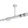 Interdeco GARDINENSTANGE Sonette Mavell 520 cm (geteilt in 4 x 130 cm), 1-läufig, 20 mm Ø Weiß
