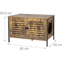 Relaxdays Katzenschrank Katzenklo