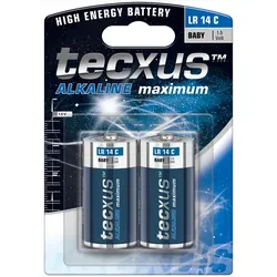 tecxus Batterien Alkaline Baby C