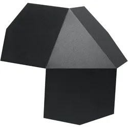 Wandleuchte TRE schwarz