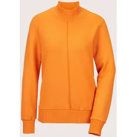 Madeleine Sweatshirt Rippenabschlüsse Orange 40