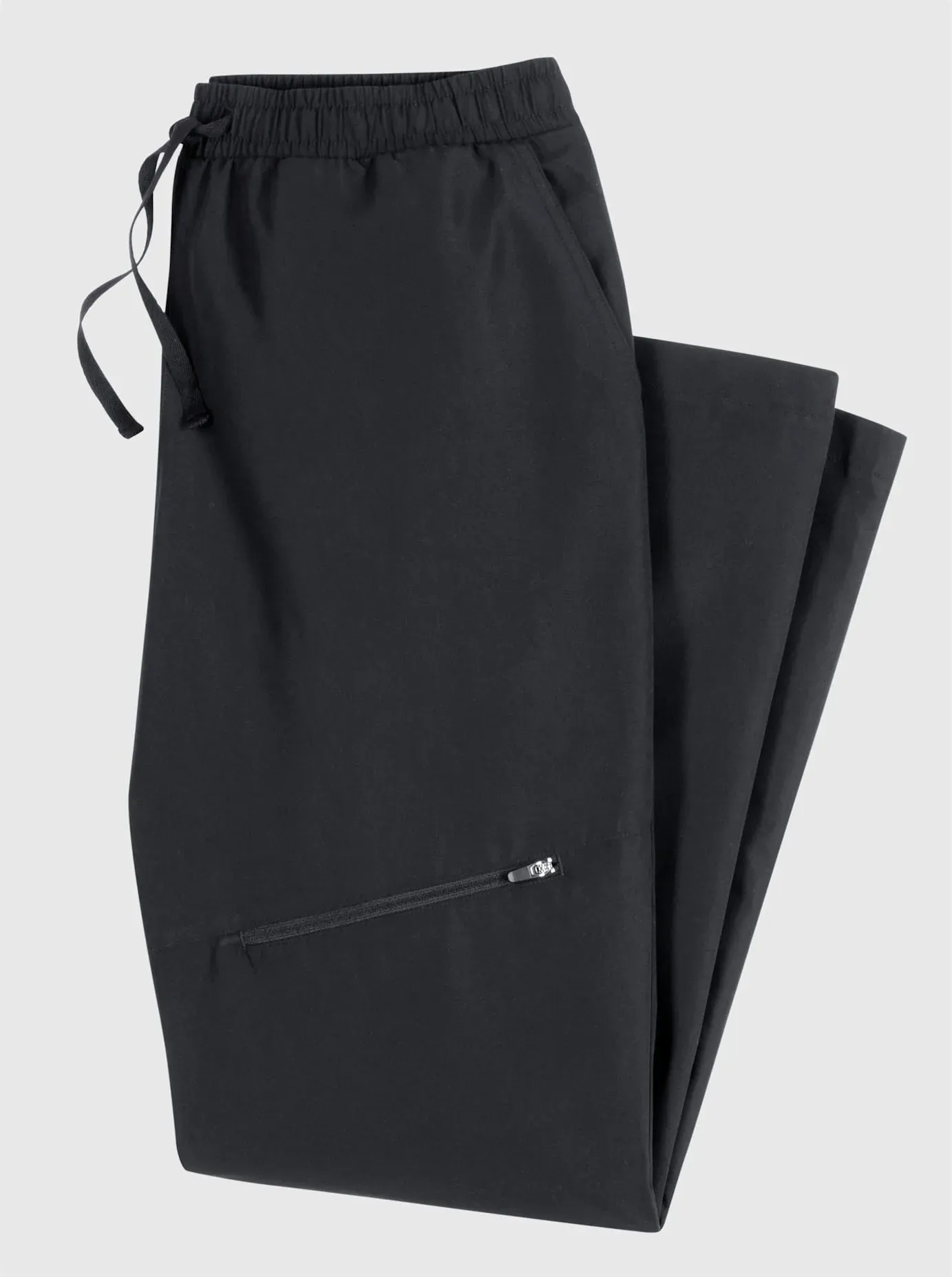 Schlupfhose CLASSIC, Herren, Gr. 30, Unterbauchgrößen, schwarz, 100% Polyester, unifarben, Hosen Schlupfhose