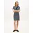 Tommy Hilfiger Polokleid Gestreift Blau/Schwarz/Weiß 34