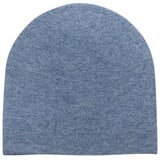 Yanopurna Strickmütze Kaschmir Mütze Beanie glatt blau