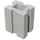 diephaus betonwerk gmbh Pfostenfundamentstein 34 x 26,5 x 21,5 cm grau