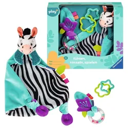 Ravensburger Spiel Fühlen, rasseln, spielen (Geschenk-Set: Zebra)