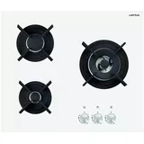 Airlux AV635HWH, Weiß, Integriert, Gaskochfeld, Glas, 3 Zone(n), 3 Zone(n) - Weiß