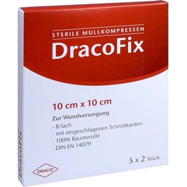 Dr. Ausbüttel & Co. GmbH DRACOFIX PEEL Kompressen 10x10 cm steril 8fach