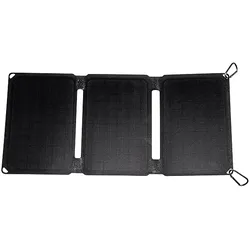 DENVER SOP-10200 Tragbares Solarzellen Panel, 20 W Solarpanel