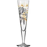 Ritzenhoff & Breker Ritzenhoff Champagnerglas Goldnacht 205 ml Kristall, Kristalloptik Gold