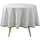 bricoline Tischdecke Linea Ø 180 cm Weiß