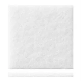 Wiltec Sunsun Filtervlies Synfil 300 100 x 100 x 2,5 cm, sehr feine Porung, weiß, für Teichfilter oder Aquarienfilter, Aquarium Filtermedium