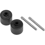 Piebert Rowenta SS-2230002509 2x Rolle + Achse mitte für Akku-Handstaubsauger