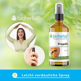 Bioherba Bio Halsspray Propolis Extrakt Tropfen 50 ml