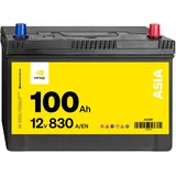 Denagi ASIA Autobatterie A100R 12V 100Ah 830A/EN Starterbatterie