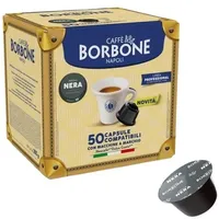 CAFFÈ BORBONE DOLCE RE - MISCELA NERA - Box 50 DOLCE GUSTO KOMPATIBLE KAPSELN 7g